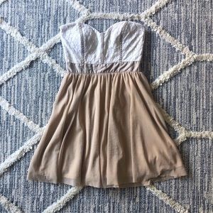 ASOS Chiffon and lace dress size US 4